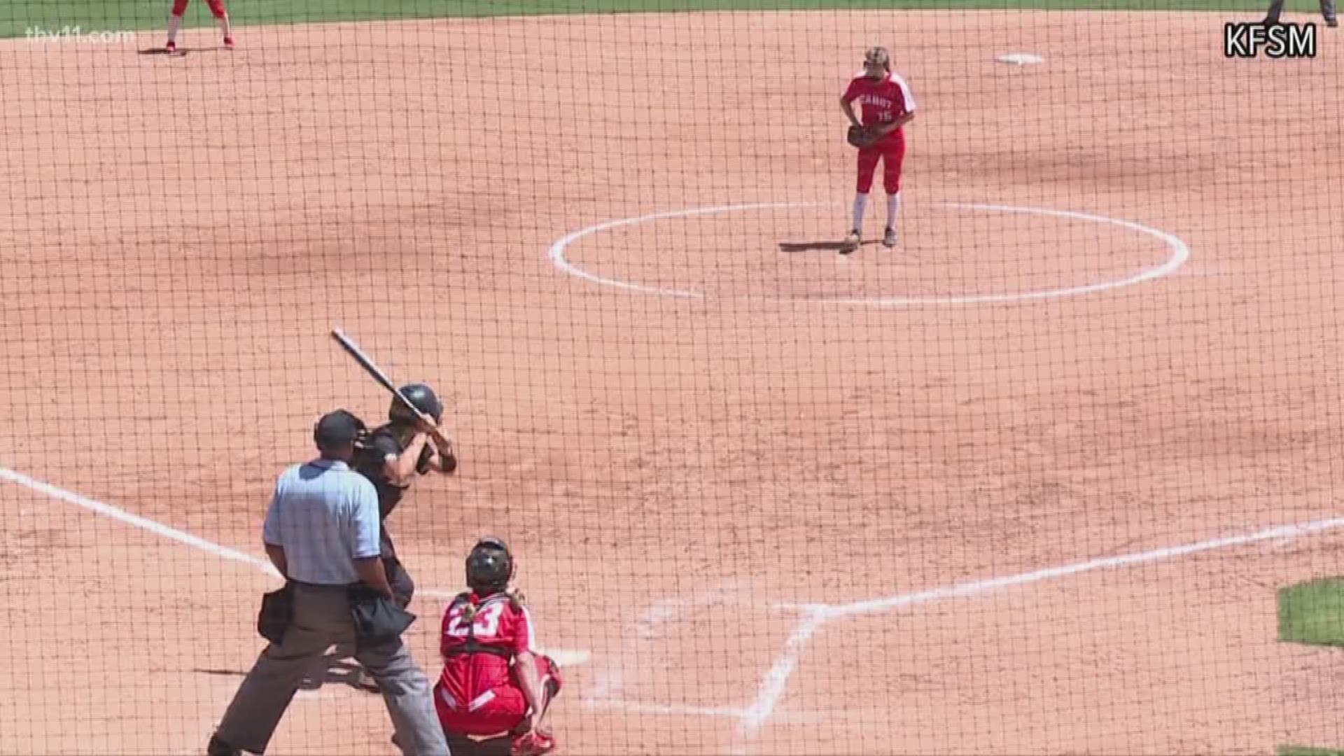 The Lady Panthers broke through in a 3-3 game to beat Bentonville 5-3 in the 6A softball championship