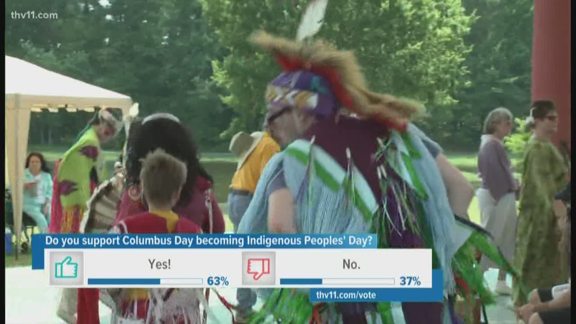 A group in Arkansas is celebrating Indigenous Peoples' Day instead of Columbus Day. And they're hoping to make it an official state holiday.