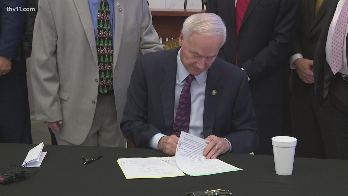 Gov. Asa Hutchinson signs largest state income tax cut in Arkansas history