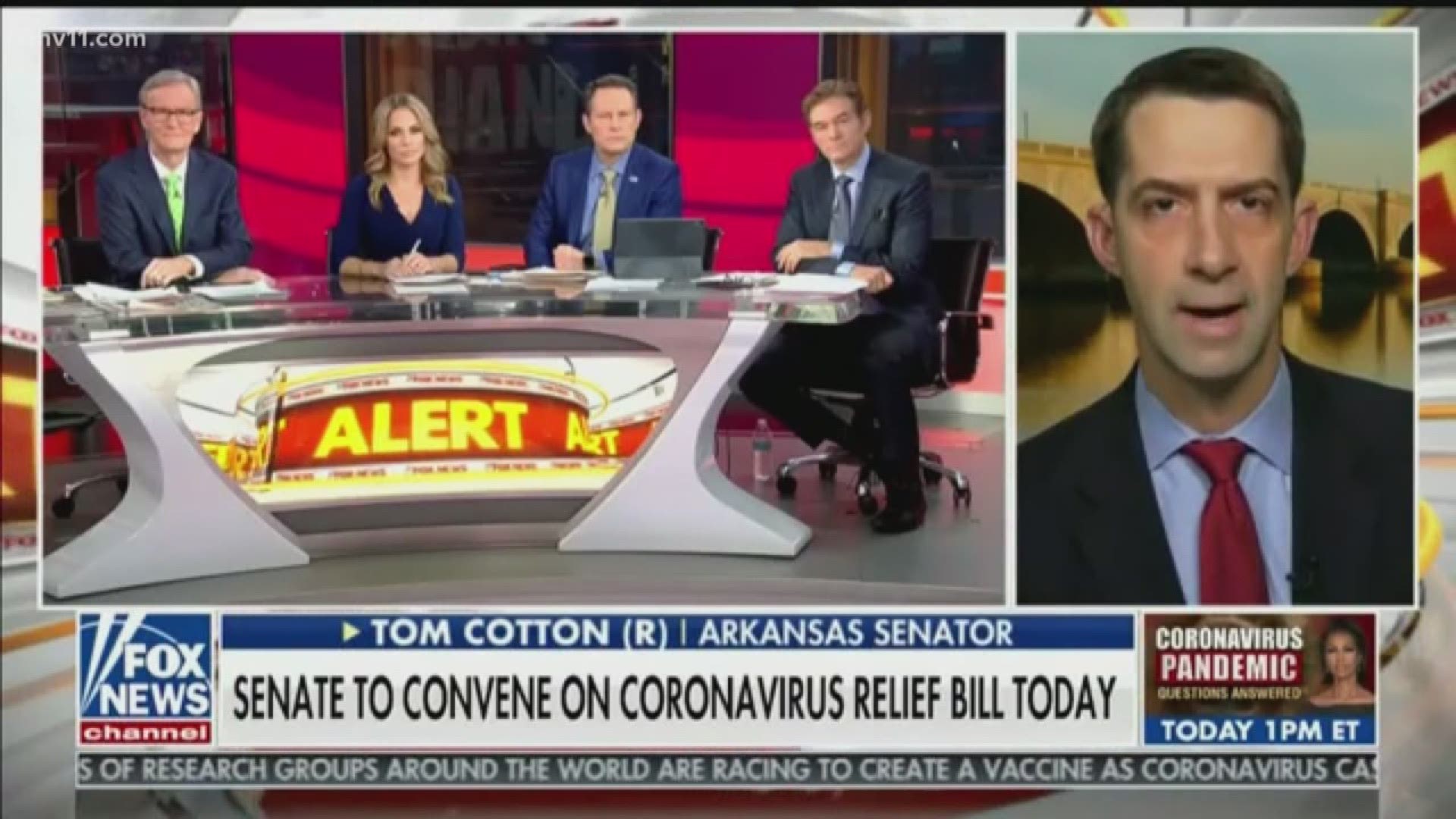 Sen. Tom Cotton mentioned proposed several steps that "may seem extreme today," but later they will be "obvious" in preventing further spread of COVID-19.