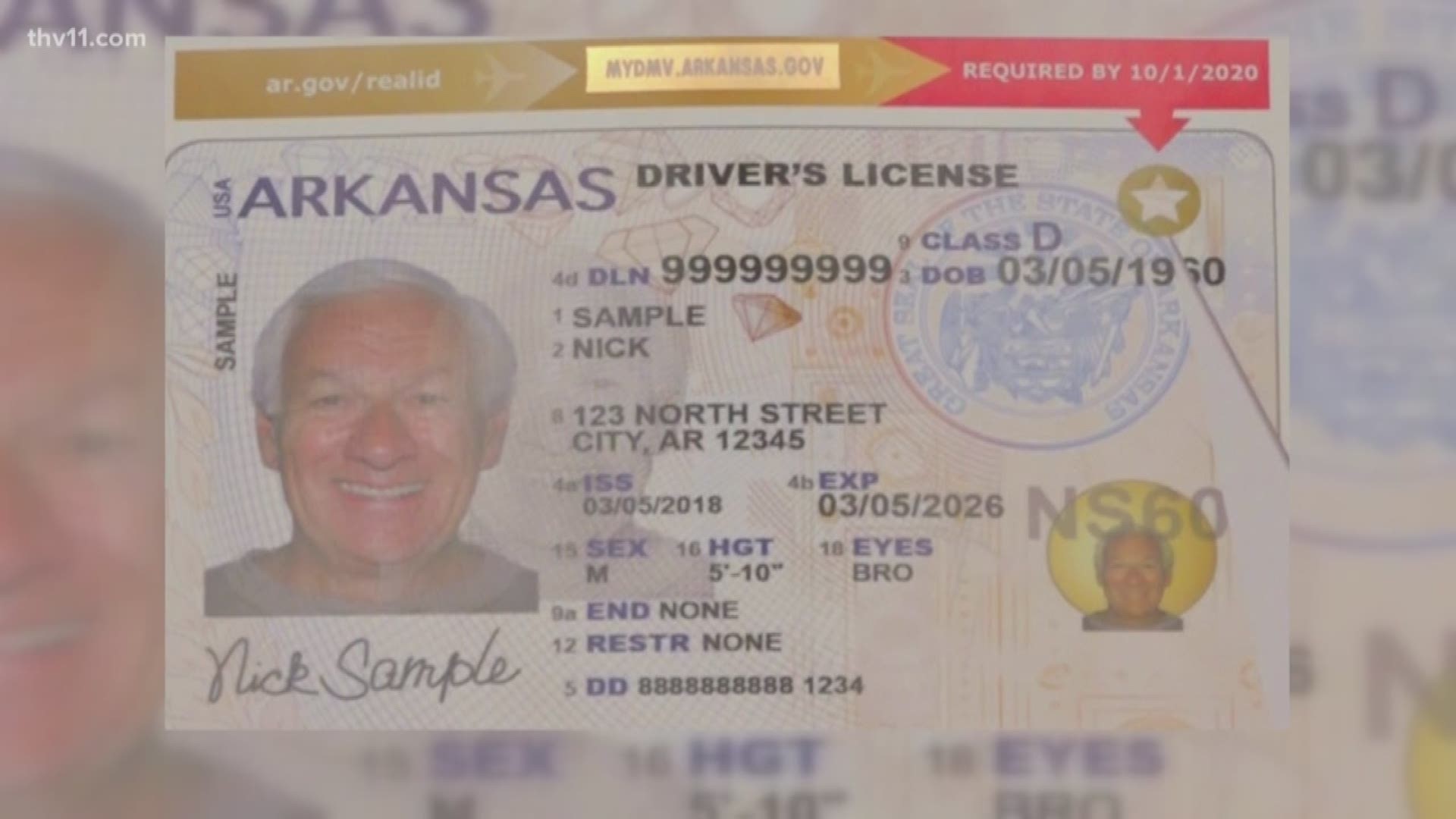 With 2020 officially here, the countdown has begun until the deadline for you to get your Real ID. It isn't required for Arkansas, but it's highly recommended.