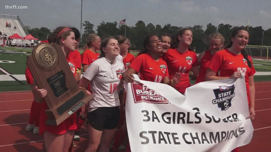 Harding Academy girls win 3A State soccer championship