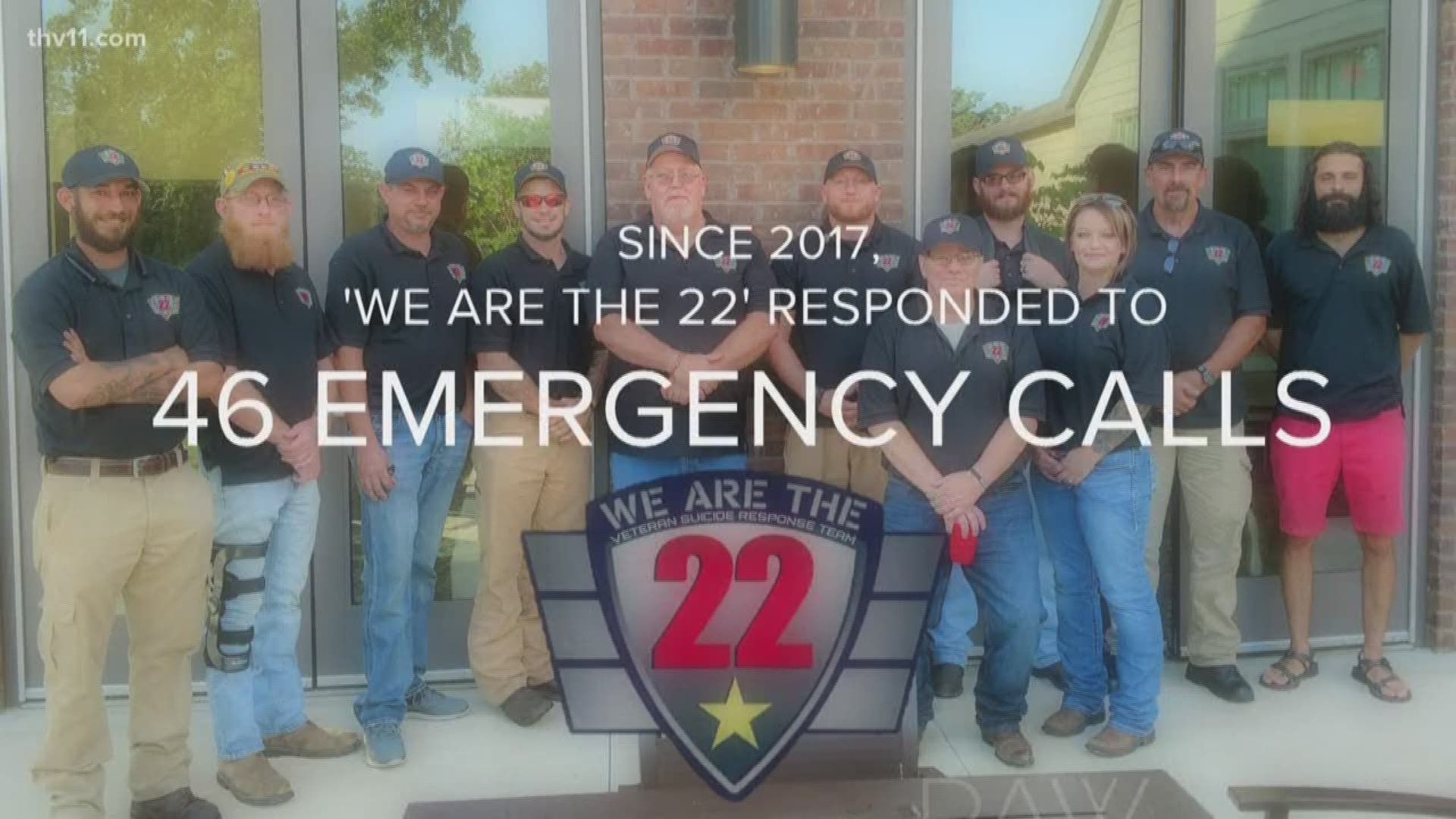 On average, nearly 22 veterans die from suicide per day nationwide. This is where the group 'We Are 22' steps in - working to bring that number down to zero.