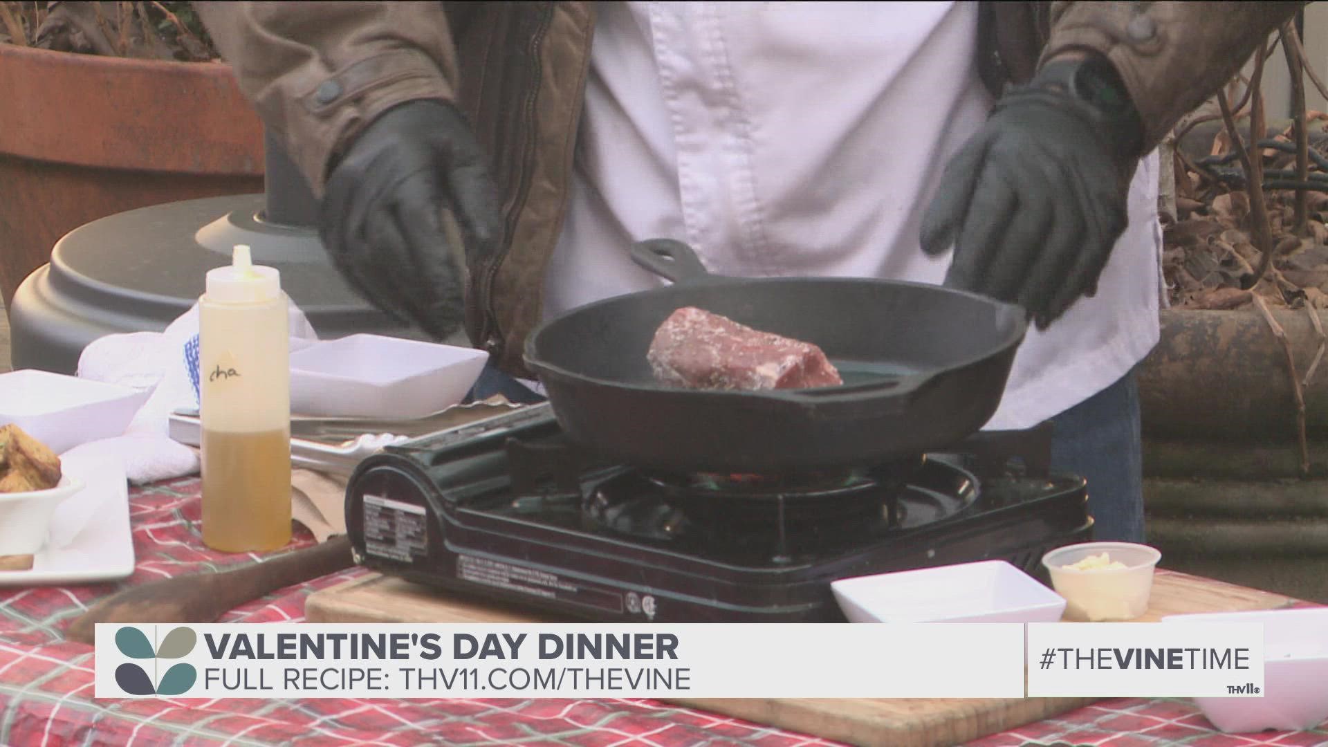 Chef Serge from Vibrant Occasions Catering is here to show us how to make the perfect Valentine's Day dinner.