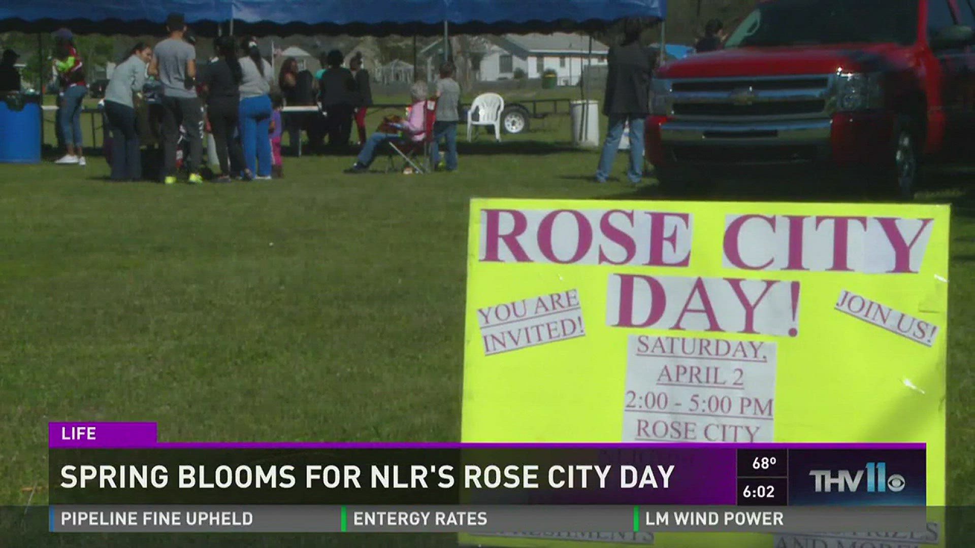 In North Little Rock, Rose City Day brought people out to School Street Park.