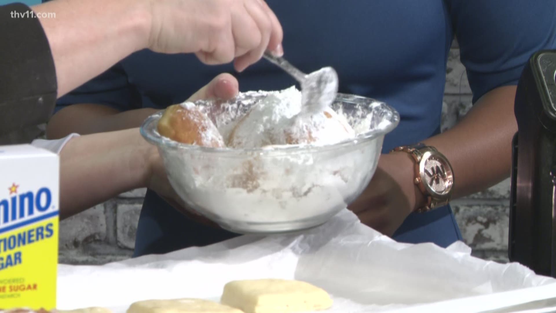 We look at how to make some beignets for Mardi Gras.