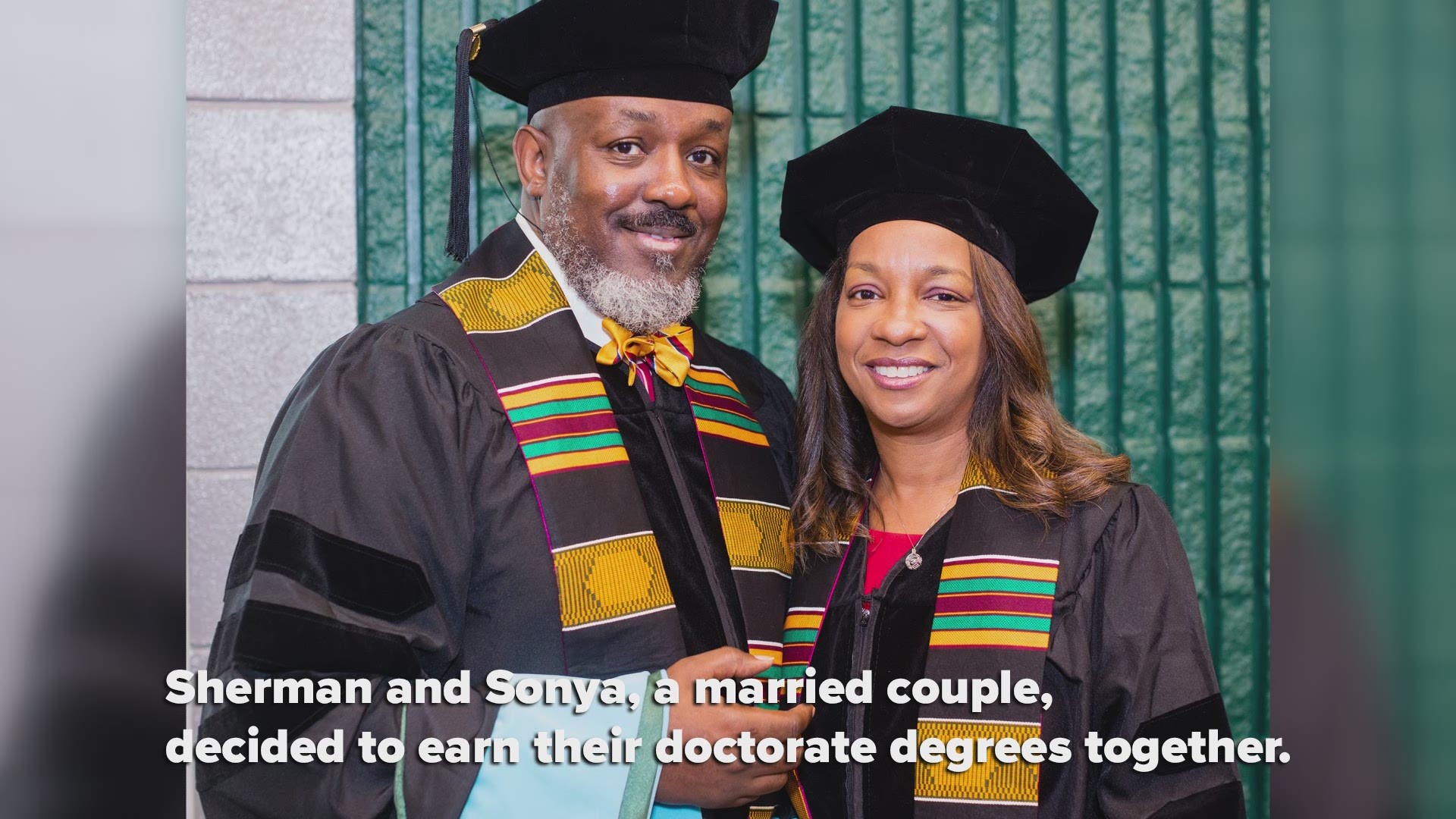 Sherman and Sonya Whitfield not only earner their doctorate together but their master's as well. Congrats y'all!

Video provided by Arkansas Tech University