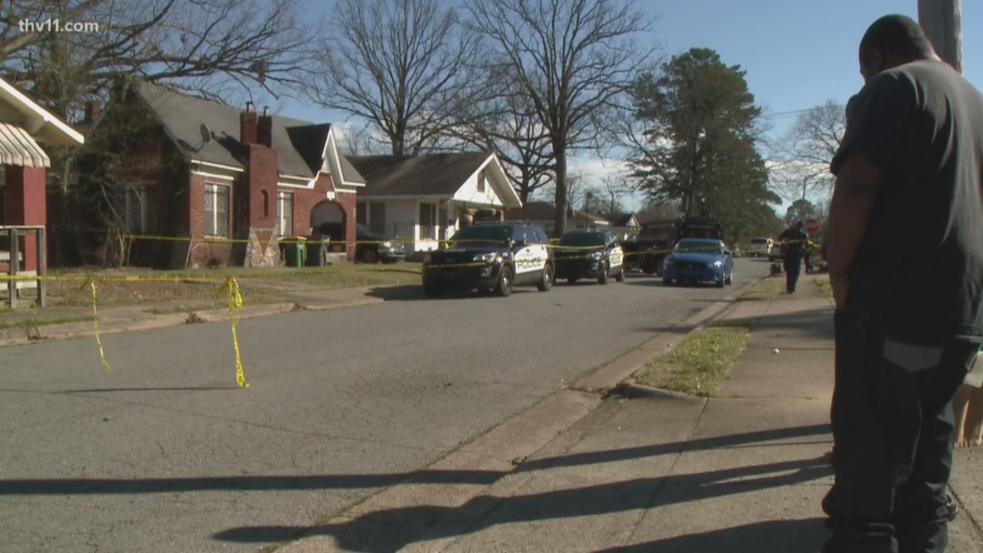Little Rock police officers responded to a welfare check and found a dead man inside his home on S. Brown Street.