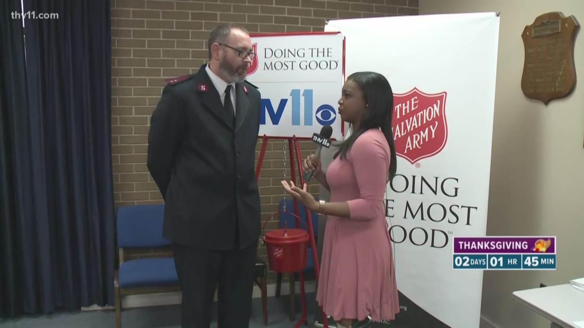 The Salvation Army is taking donations!