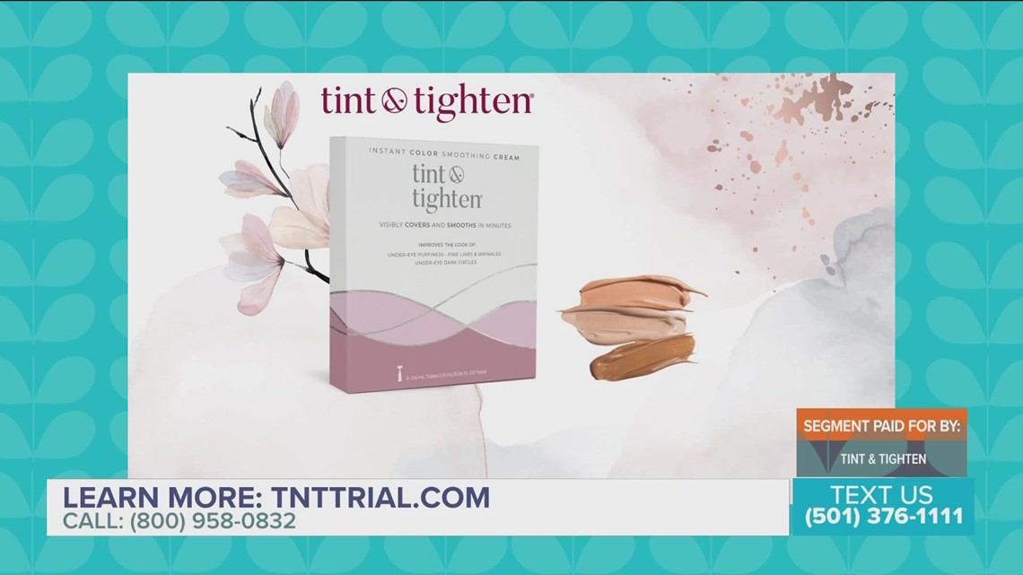 Tint and Tighten covers up wrinkles and evens skin tone out.