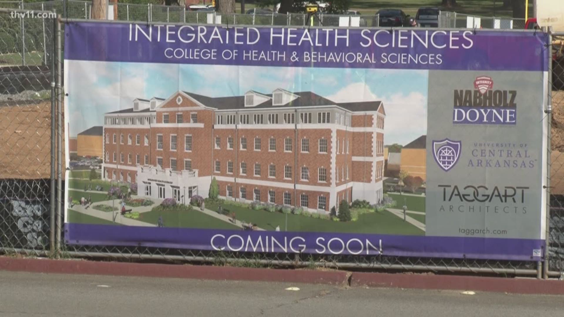On the University of Central Arkansas campus, work is underway on a new facility. It's one intended to improve health care across the state.