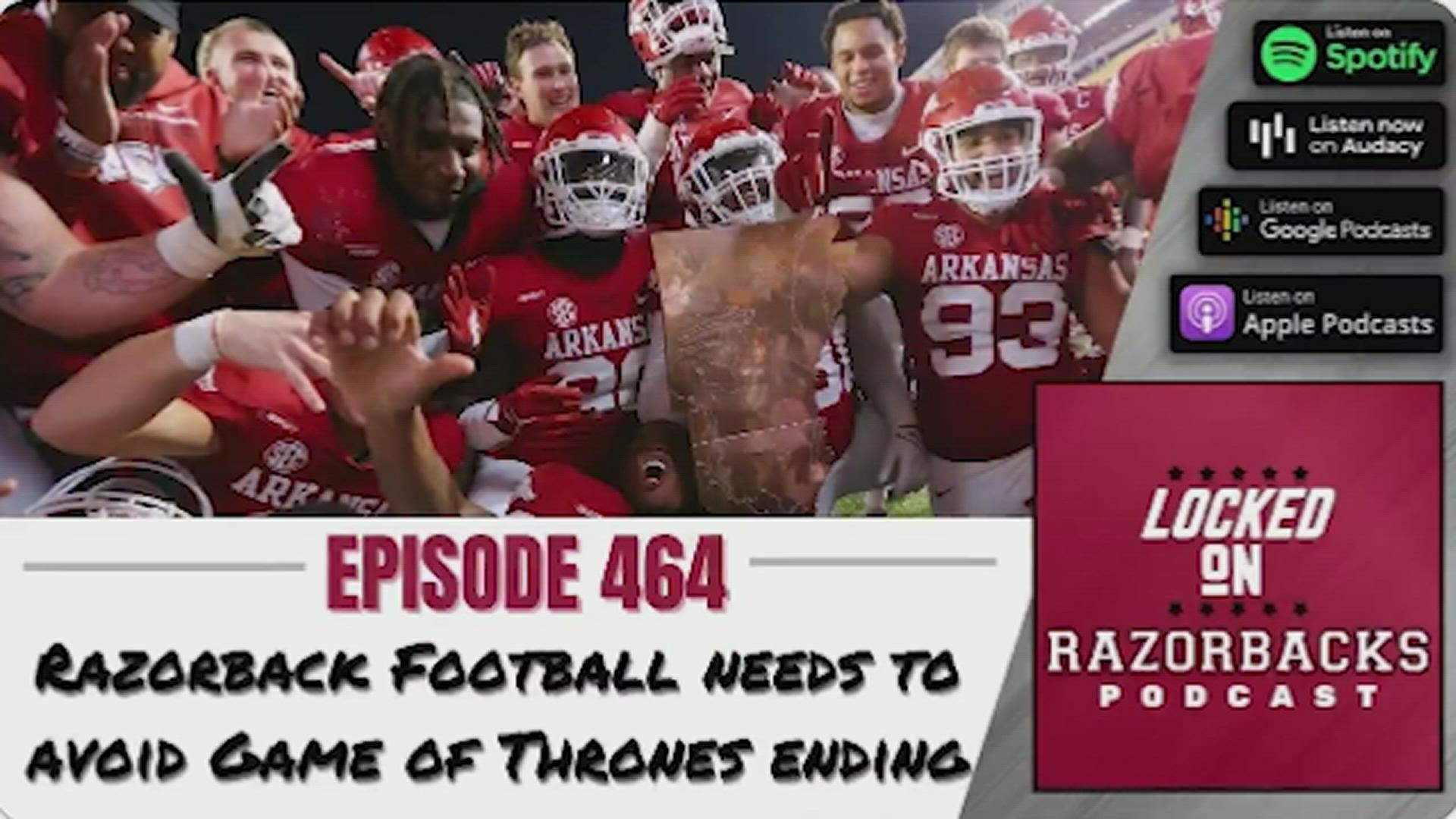 Arkansas needs to avoid a Game of Thrones ending and the Hogs look to take home Hall of Fame Classic Trophy tonight. All that and more on episode 464.