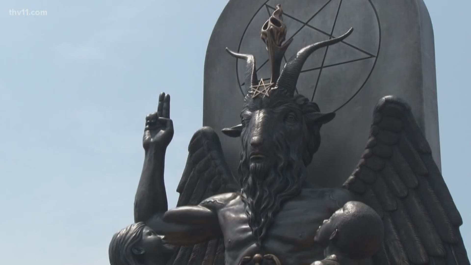 The rights of religions, non-religions and anti-religions are debated as a self-described Satanic group brings a replica of a statue they want see placed on the same grounds as the state's 10 Commandments monument.