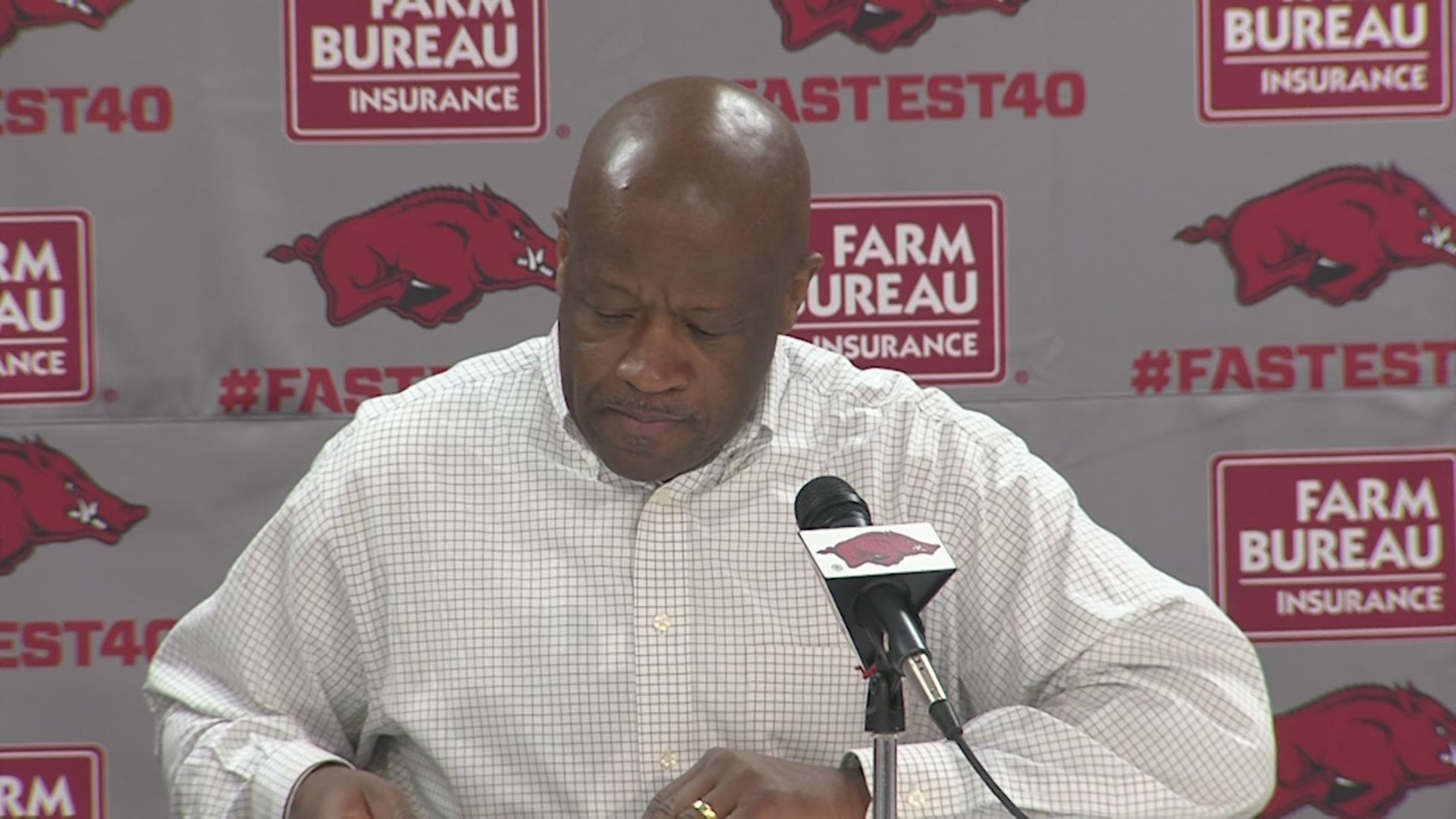 Mike Anderson previews trip to Ole Miss