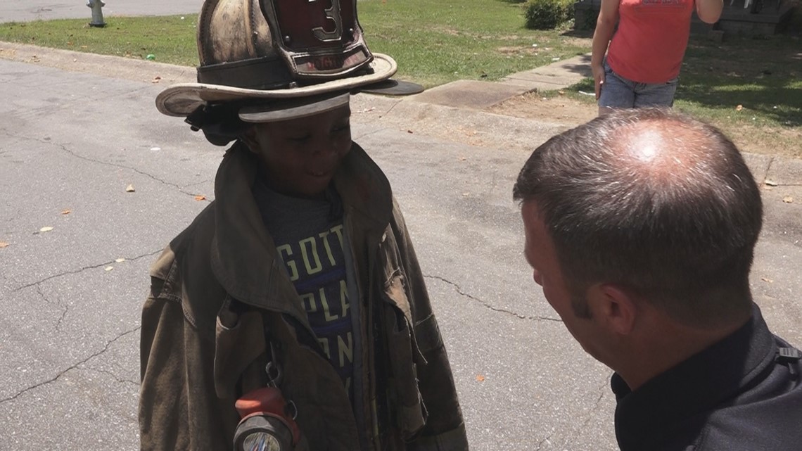 NLR firefighter surprises, mentors boy who calls him his hero