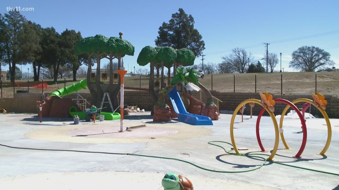 Progress continues on Sherwood Splash Pad