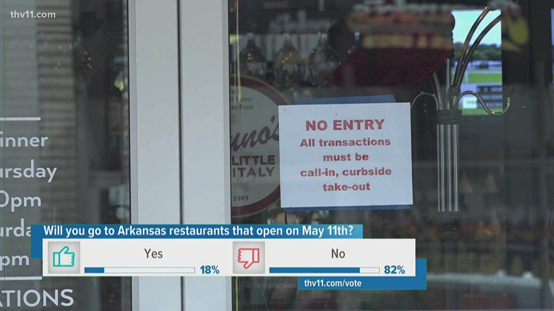 Some restaurant owners in Little Rock will not be opening up their dining rooms on May 11 because they feel it is not time to safely do so.