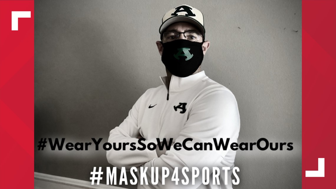 #MaskUp4Sports encourages athletes to wear a mask in hopes of a football season