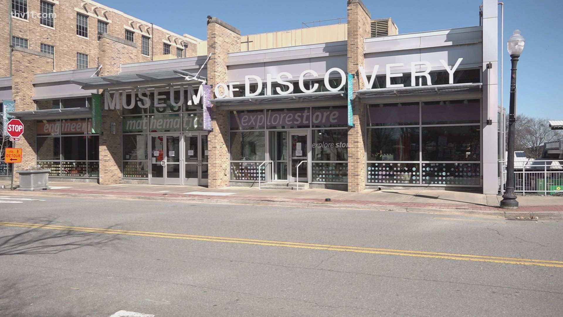 Clean up and repairs are underway at the Museum of Discovery in Downtown Little Rock.