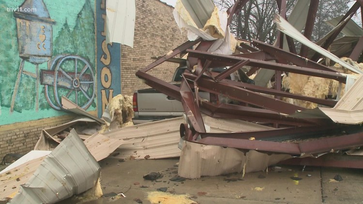 Rison community cleaning up after storms roll through town