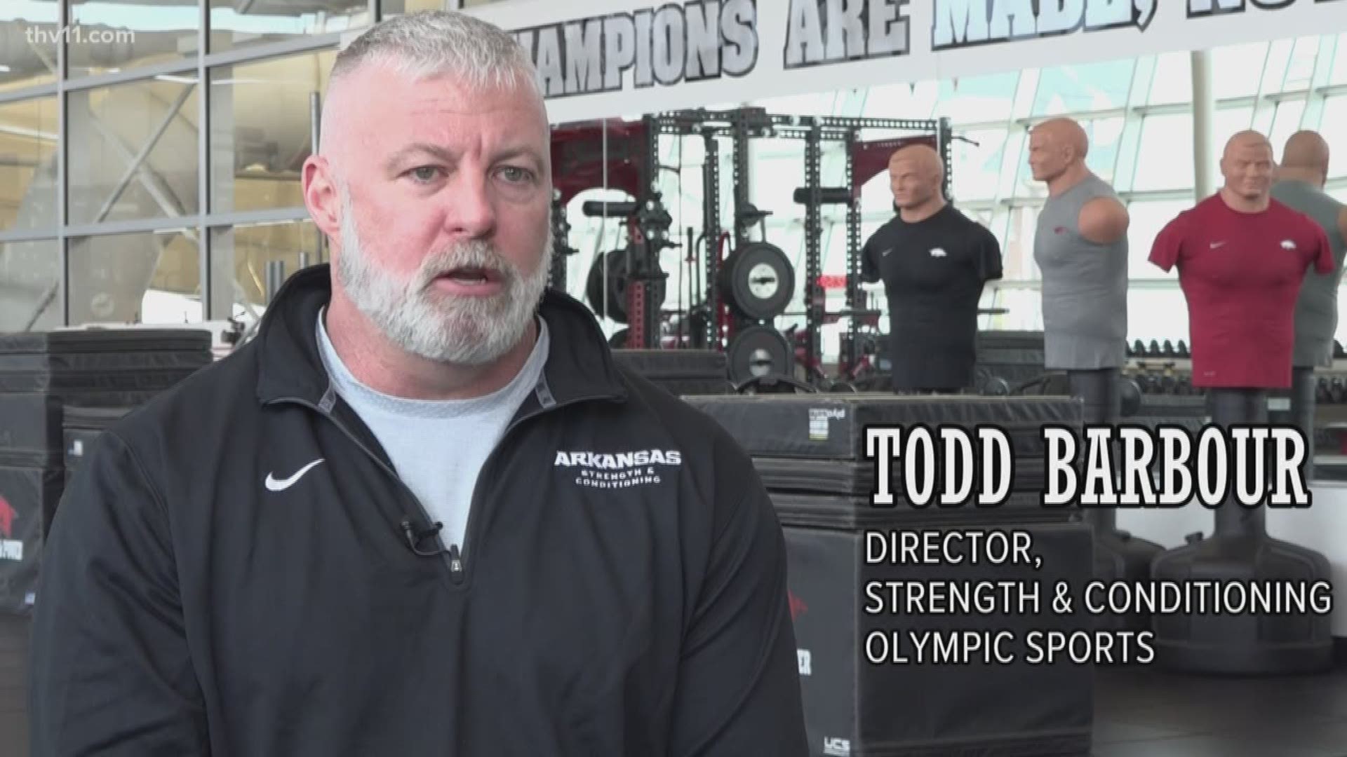 After suffering a medical emergency last year, the Arkansas Strength and Conditioning Coach, has found that his strength to go on lies in the bonds he's created with his teams.