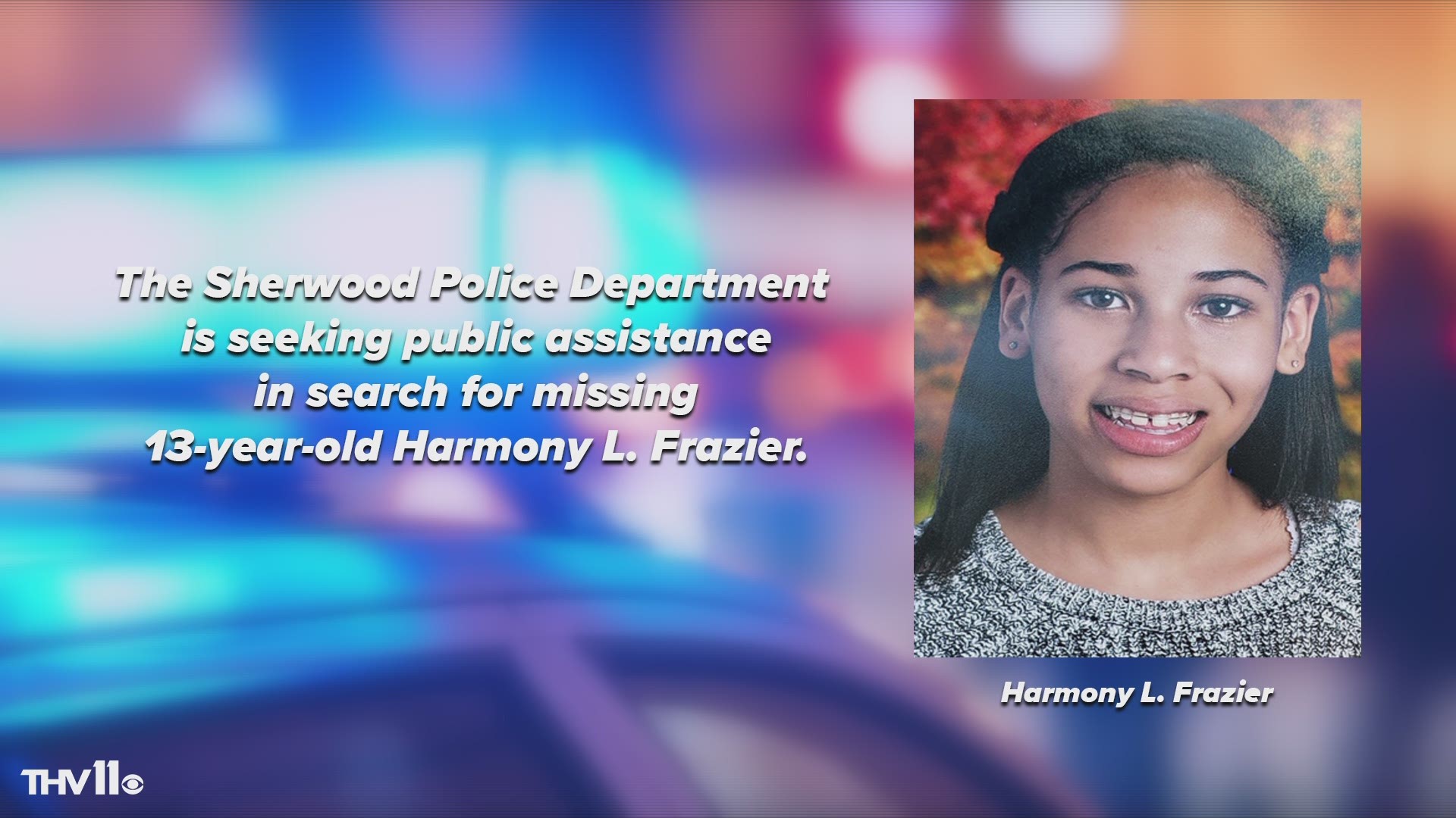 Sherwood Police Missing 13 Year Old Girl Found Safe