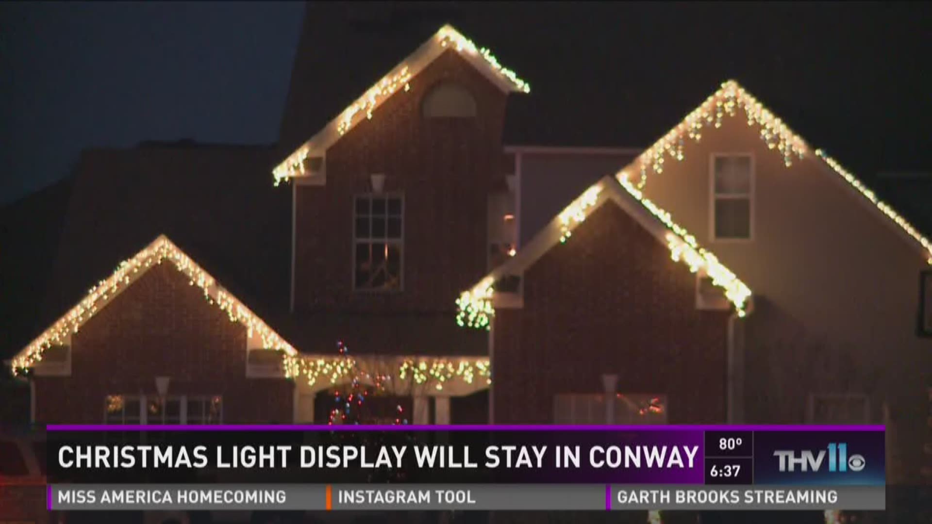 Conway Christmas Events 2022 Conway Will Keep Its Christmas Light Show | Thv11.Com