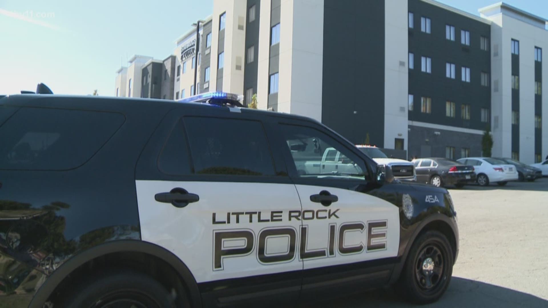 Police say shots were fired during a reported party at the hotel.
