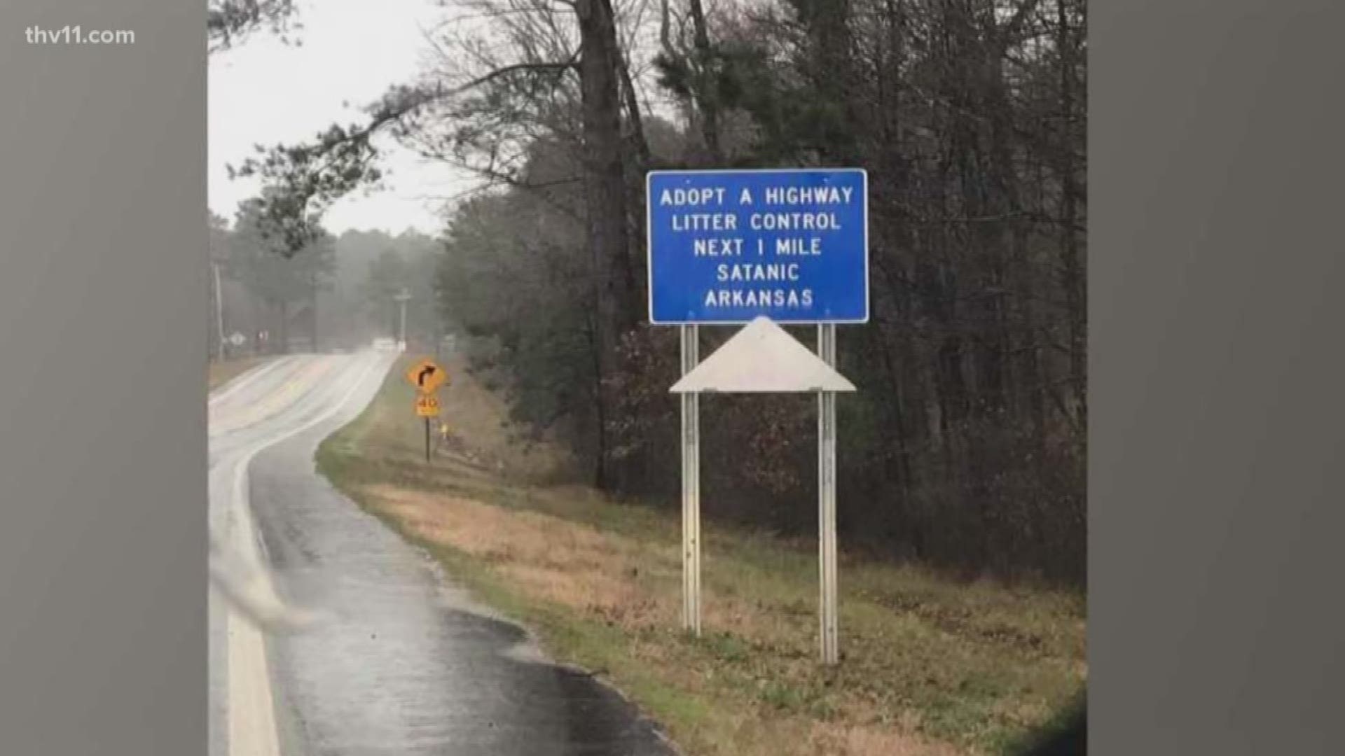 Satanic Arkansas, a free-standing religious group, has adopted a stretch of Highway 300 near Pinnacle Mountain and is participating in the Keep Arkansas Beautiful campaign.