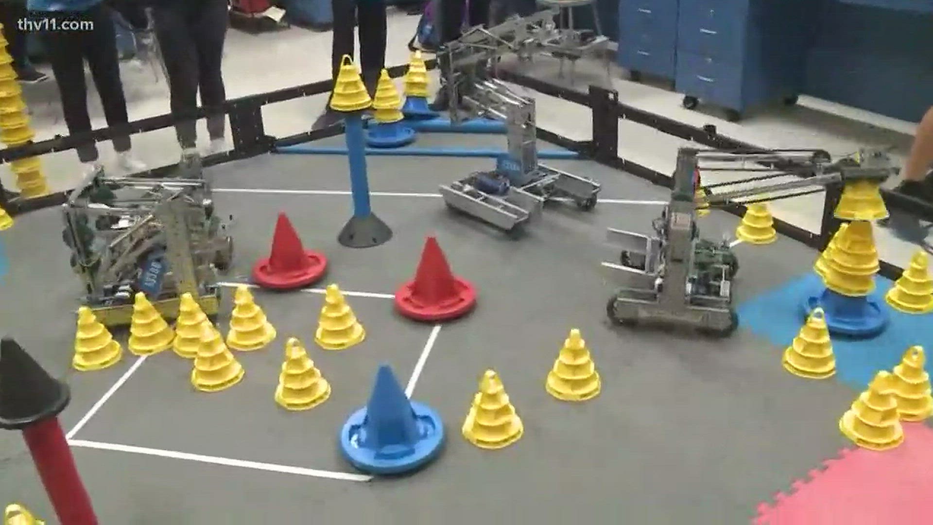 Students at Bryant Middle School are bringing the heat this weekend with their own handcrafted robots. THV11's Amanda Jaeger was live at Bryant on Wednesday morning to show us what's at stake!
