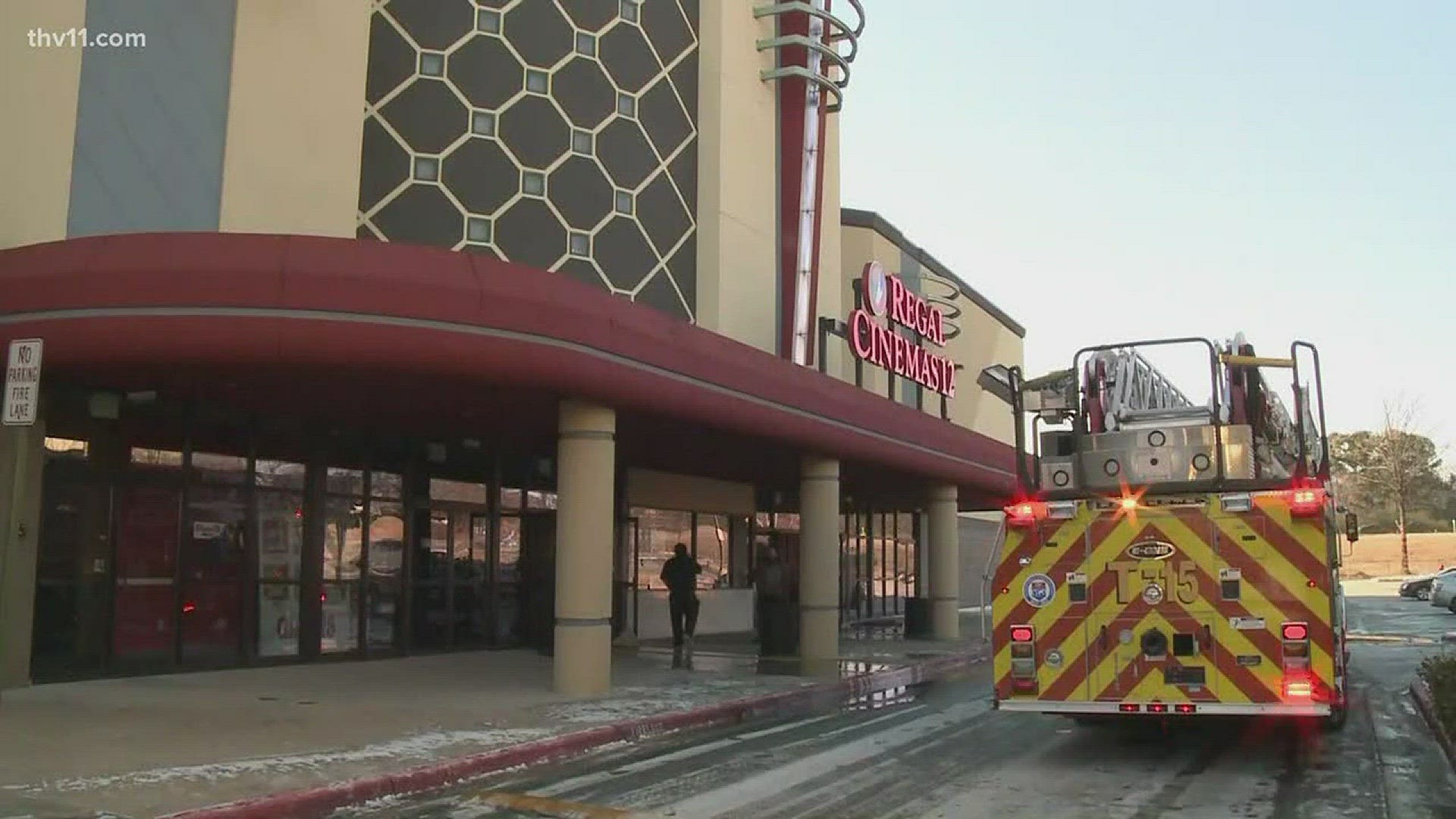Two pipes burst, requiring the theater to close for the day and hand out vouchers.