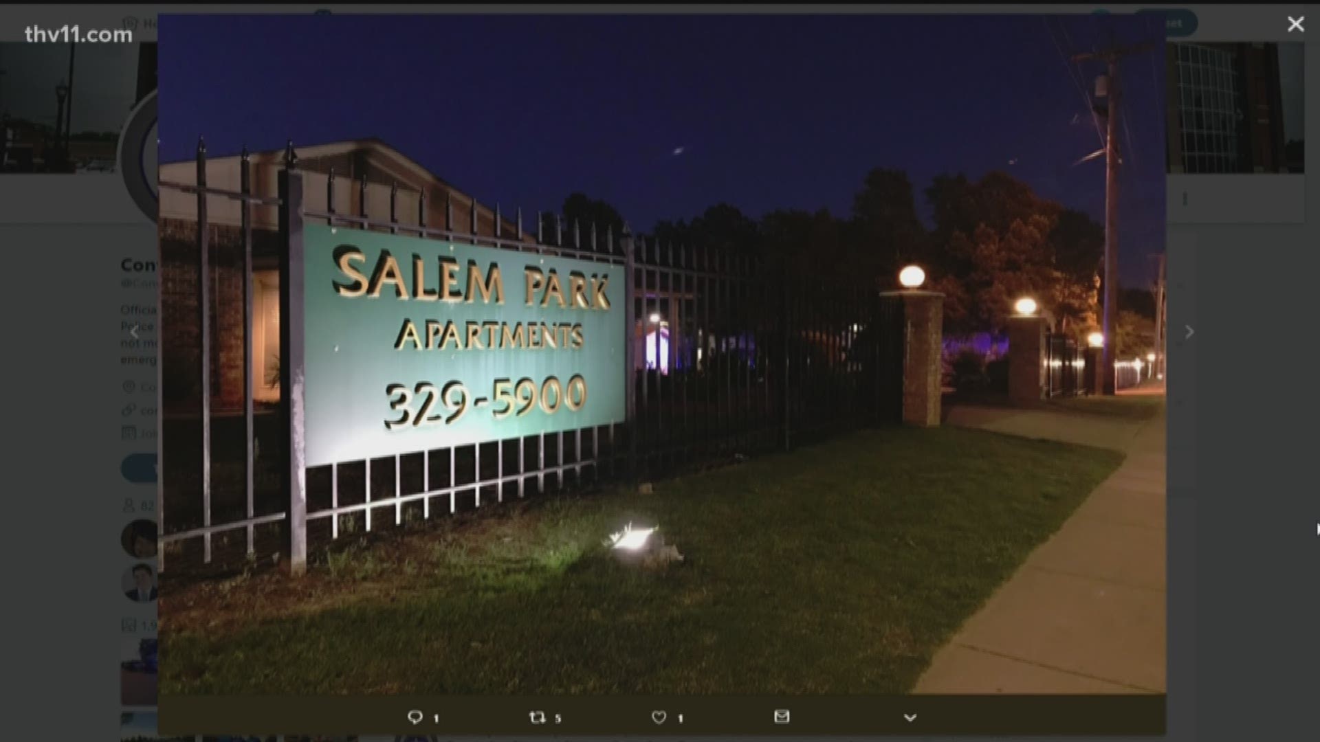 Police say a 4-year-old boy has drowned tonight at the swimming pool at Salem Park Apartments.