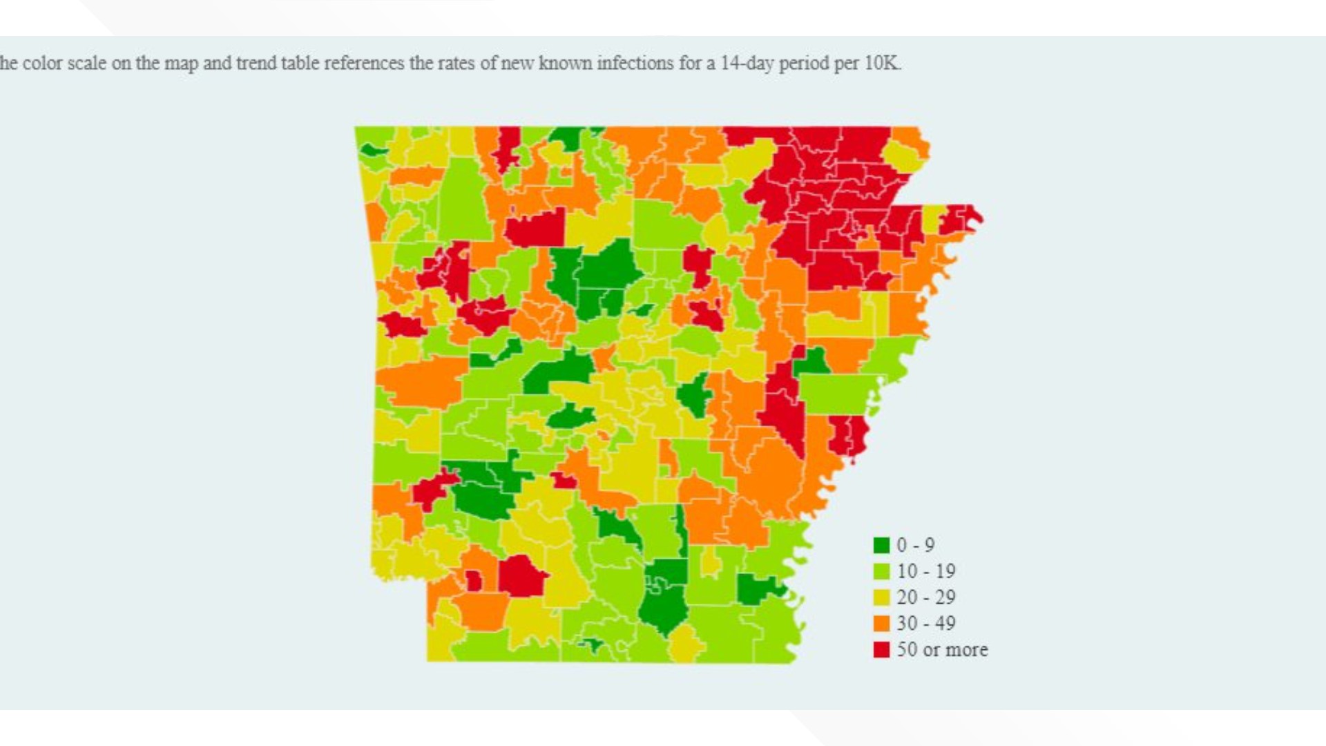 Over 40 Arkansas school districts in COVID-19 'red zone' | thv11.com