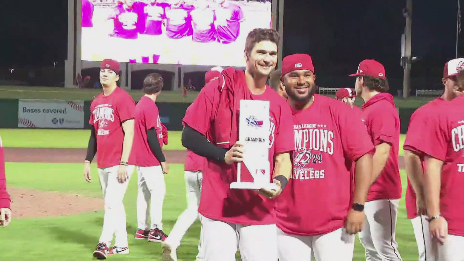 The Arkansas Travelers are celebrating their first championship win since 2008 after a thrilling third game at Dickey Stephens Park in North Little Rock.