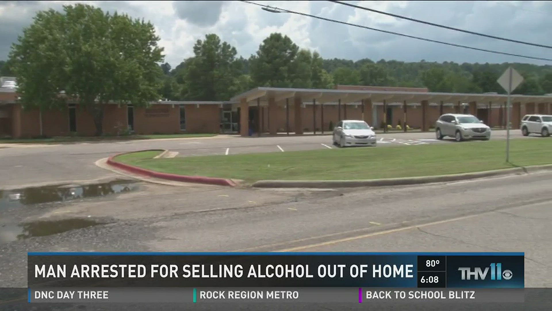 Man arrested for selling alcohol out of home