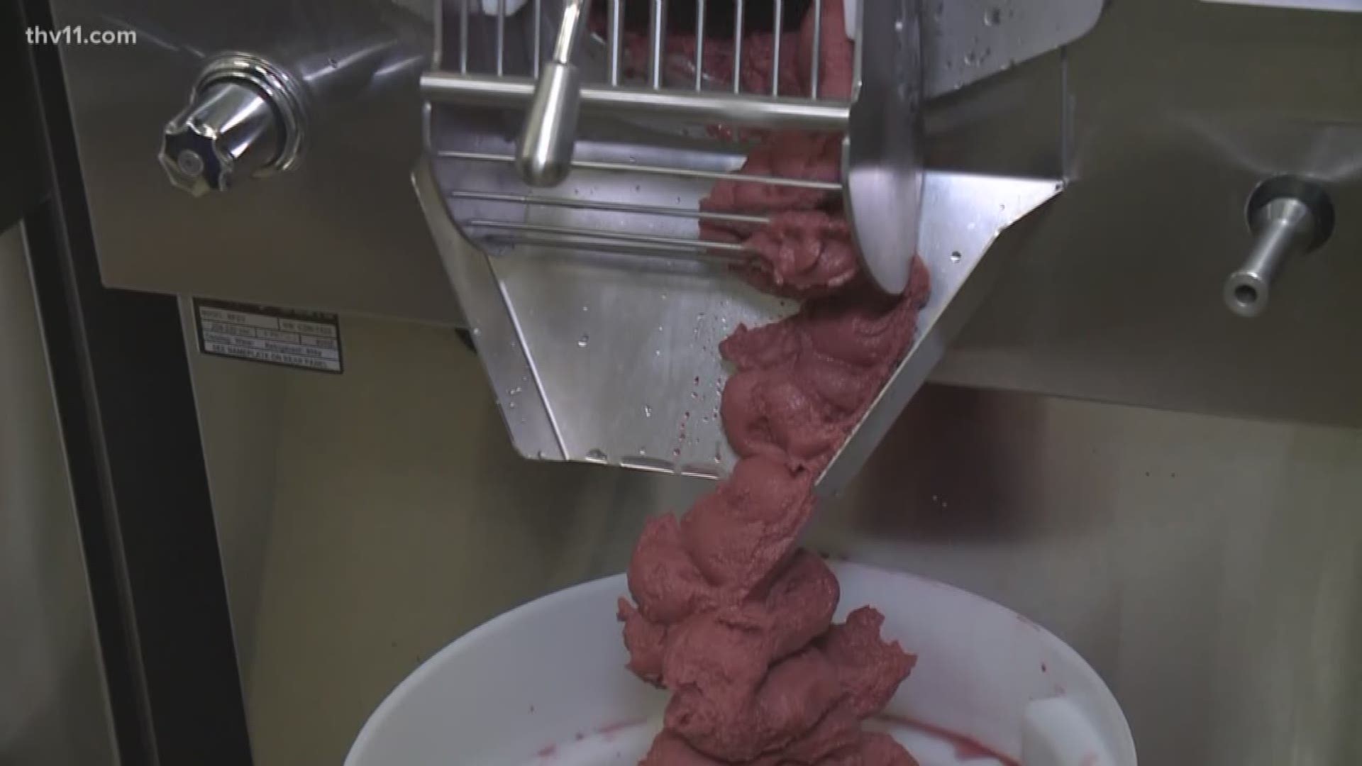 The folks at Rita's show us how Italian ice is made.