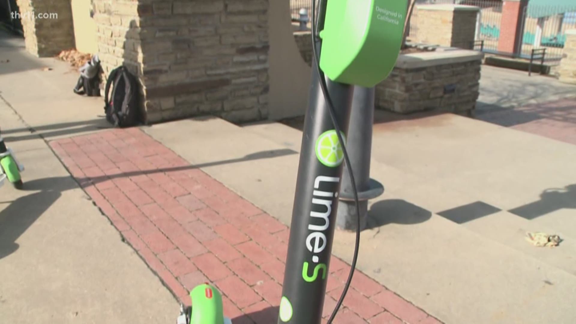 THE CITY OF LITTLE ROCK RECENTLY INTRODUCED ELECTRIC SCOOTERS TO ITS DOWNTOWN AREA IN HOPES OF HELPING PEOPLE GET AROUND EASIER.