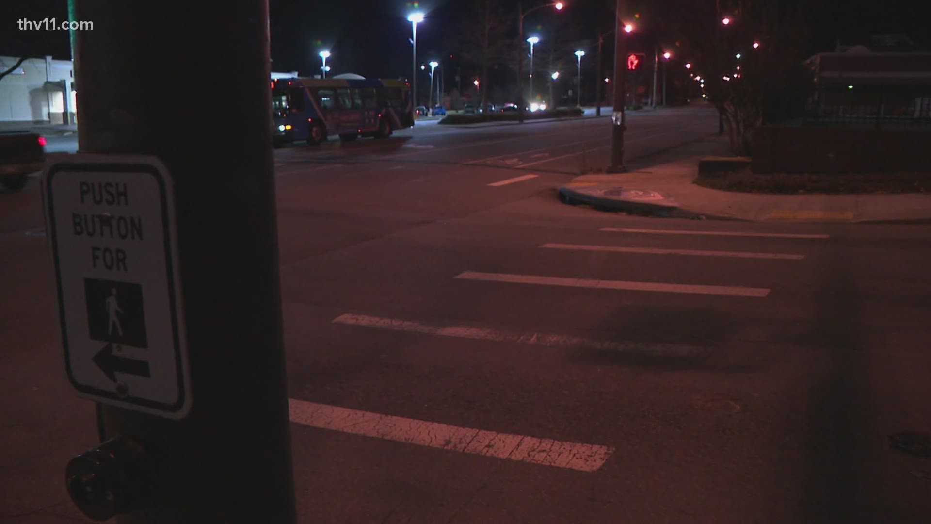 Little Rock police say a woman in a wheelchair was injured in a hit and run along Main Street.