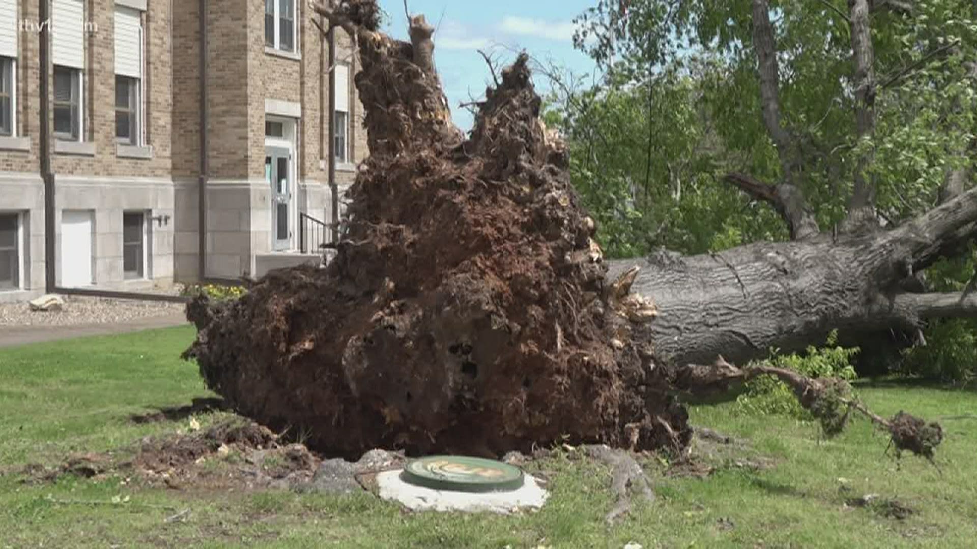 Power will be out for a few days after thunderstorms raked the southern half of the state Easter Sunday.