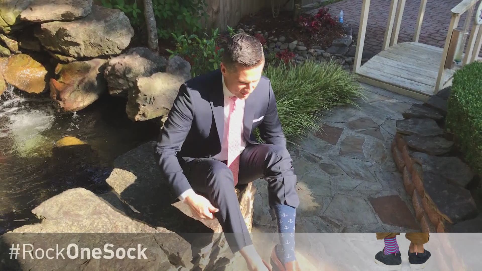 THV11's Rob Evans is raising awareness for missing children with #RockOneSock