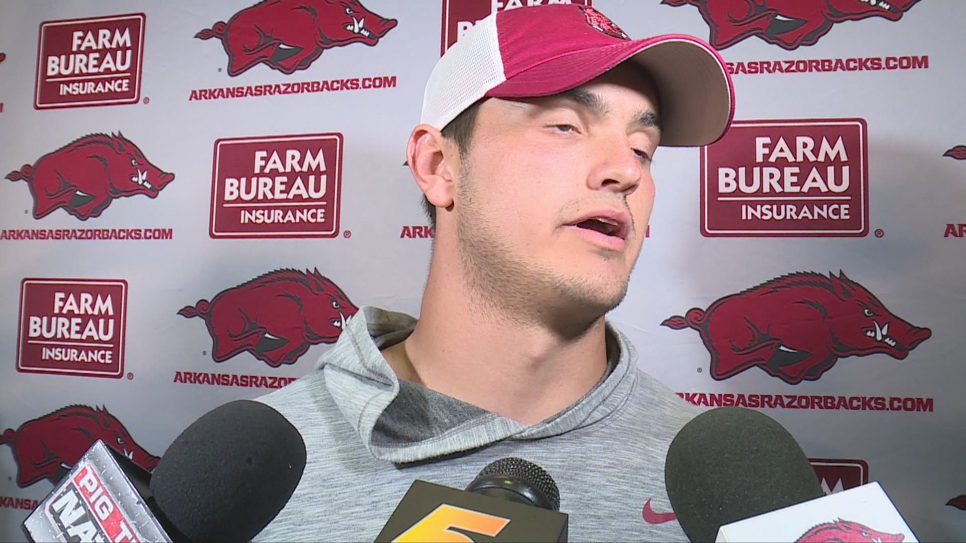 The SMU transfer talks about going through a position battle to start fall camp at Arkansas
