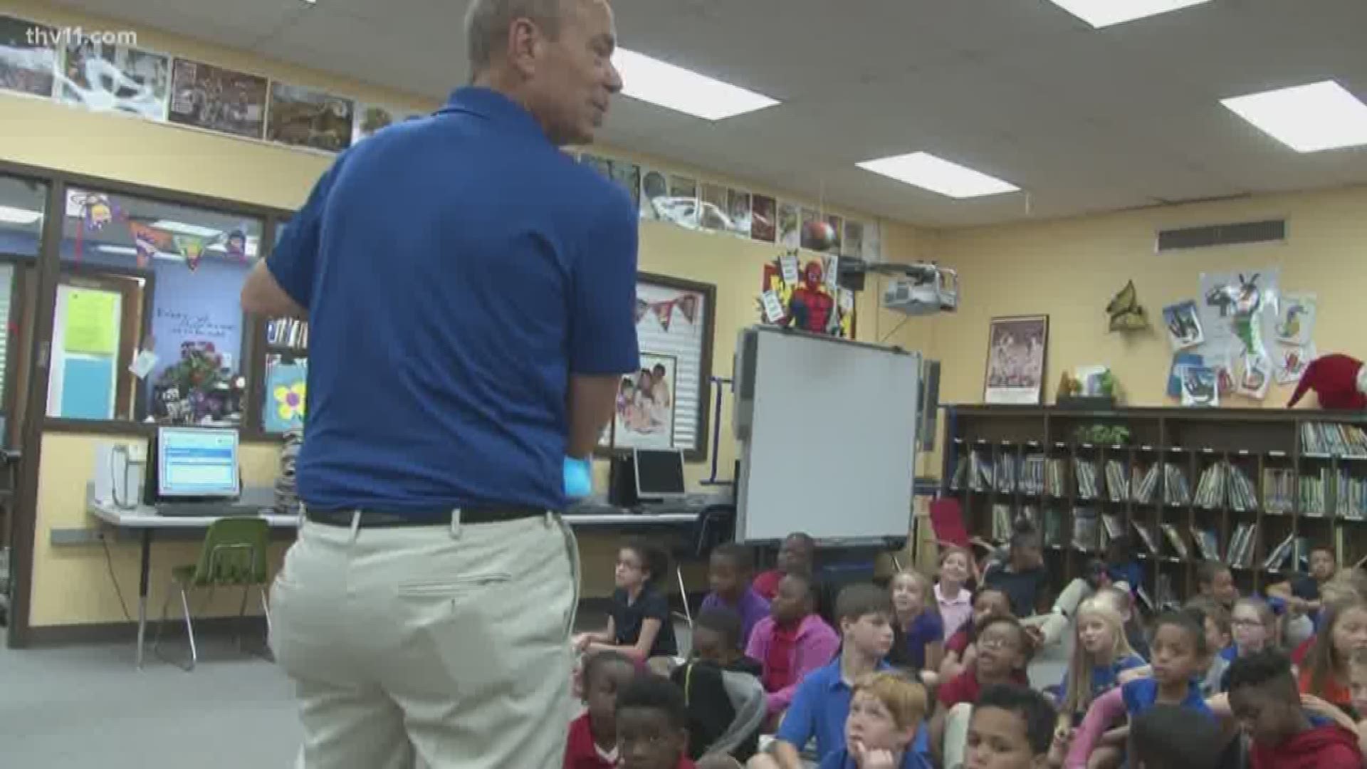 THV11's Craig O'Neill takes his last stop for the year to Oakbrooke Elementary School in Sherwood.