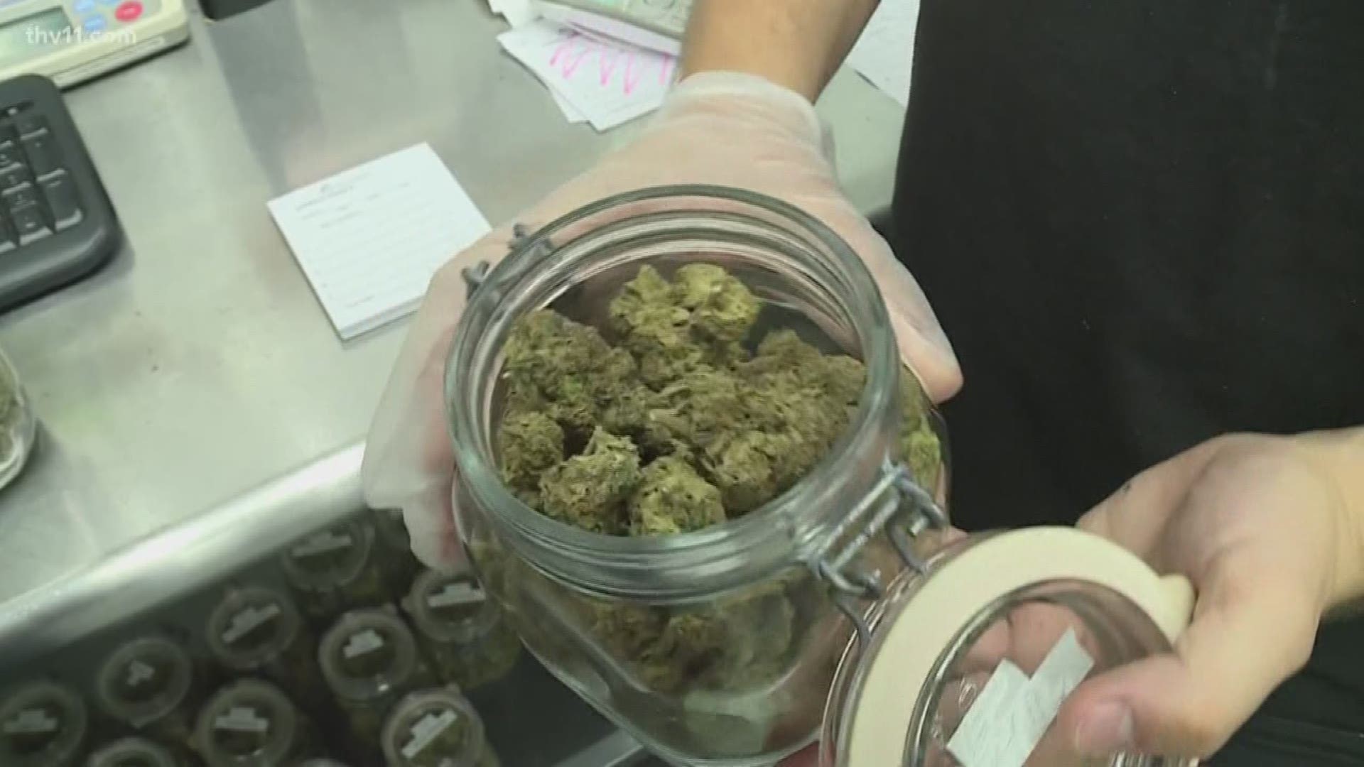 The Arkansas Medical Marijuana Commission approved dispensary scores Wednesday and the top 32 companies will be awarded licenses.