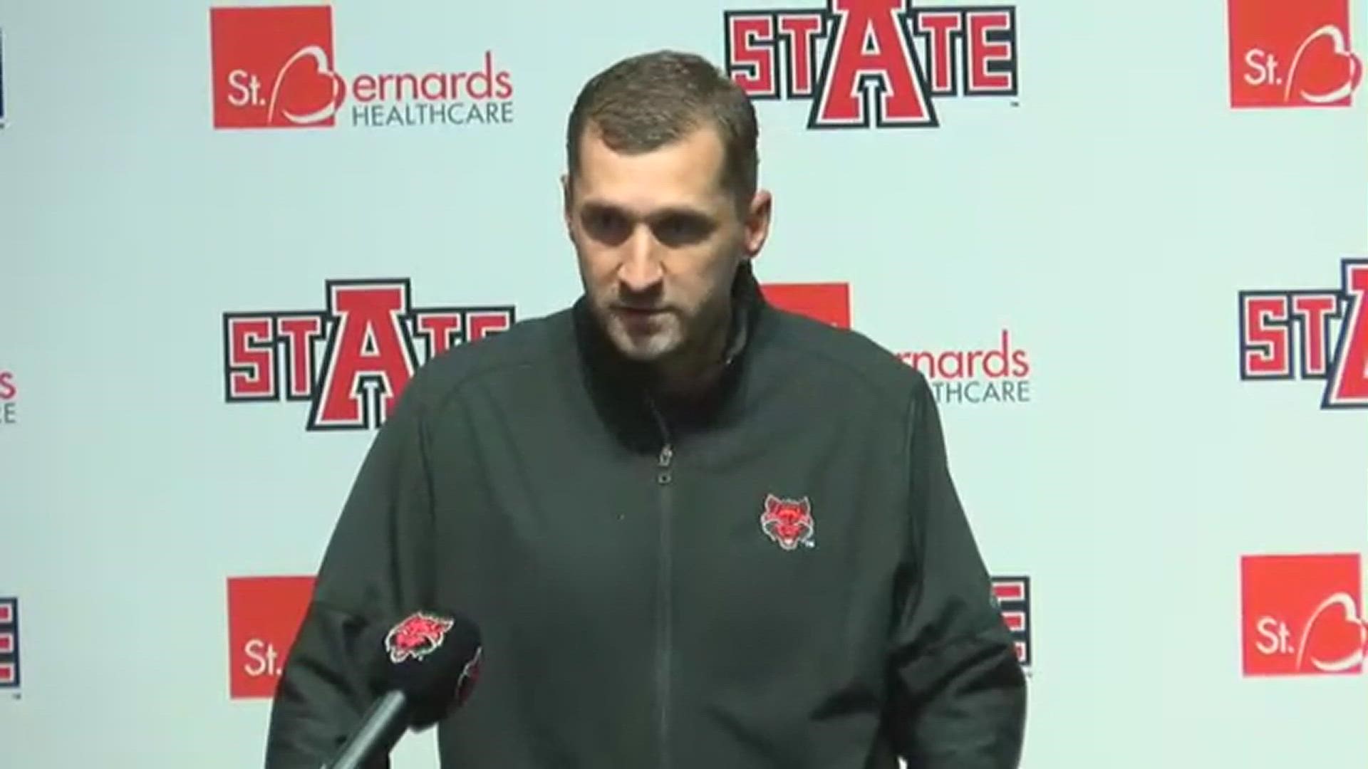 Arkansas State was with 13 players in Saturday's 35-31 statement win over Kansas State