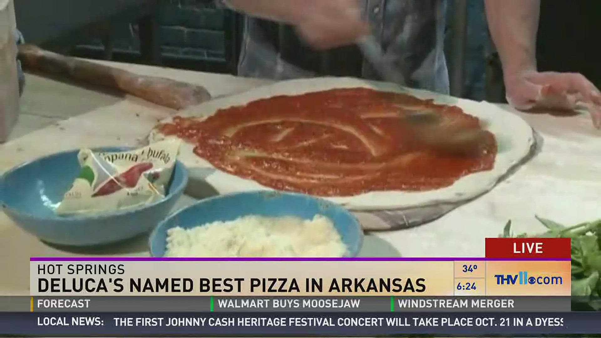 Those who live in Hot Springs know that Delucas's Pizzeria has some amazing pie, but now it's getting national recognition.