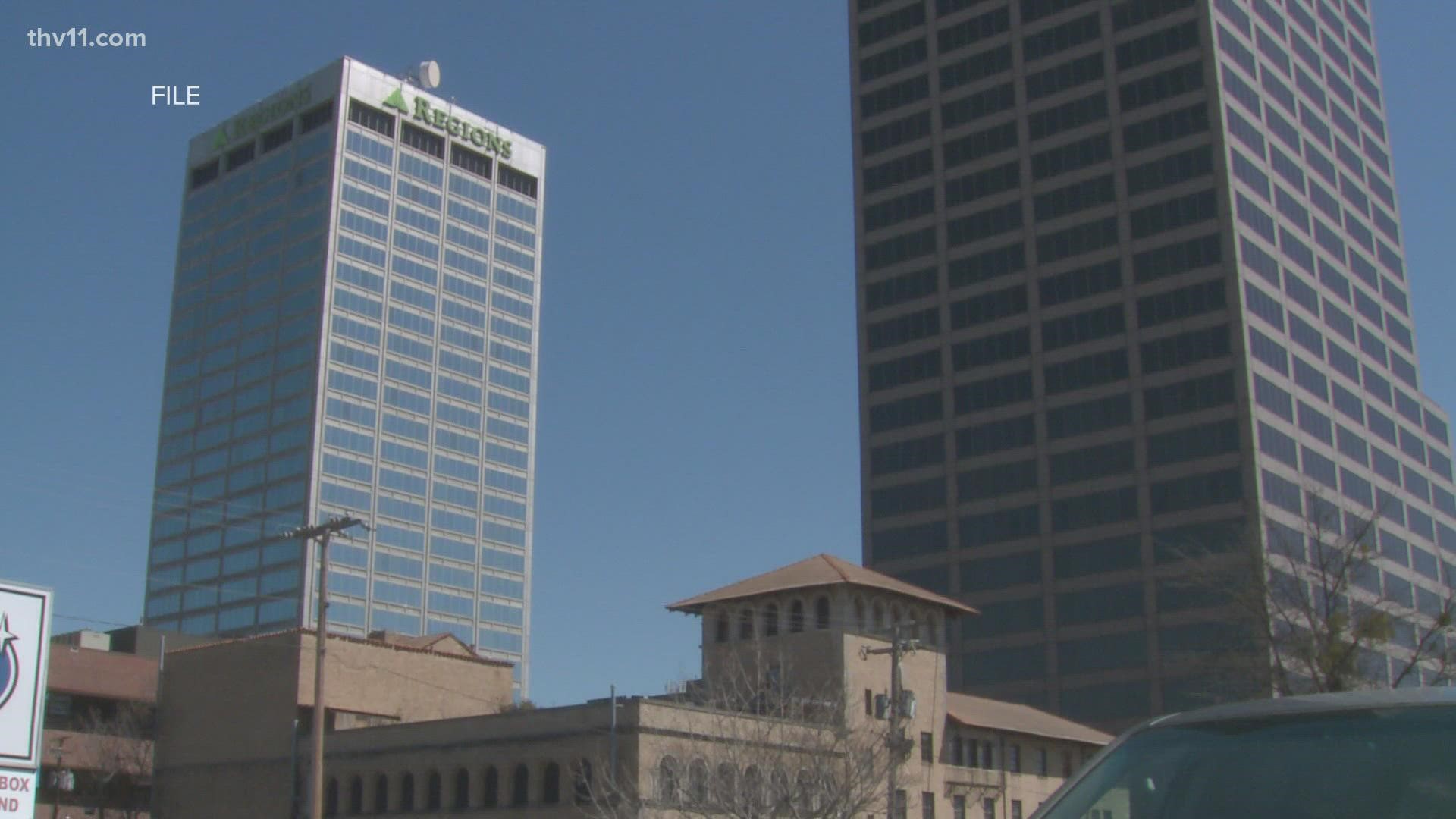 According to Arkansas Business, the 30-story Regions Center in downtown Little Rock will soon hit the market.