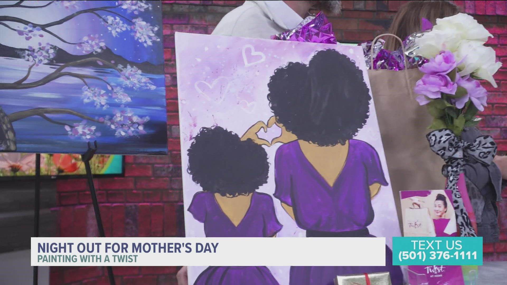 Night out for Mother's Day, Painting with a Twist