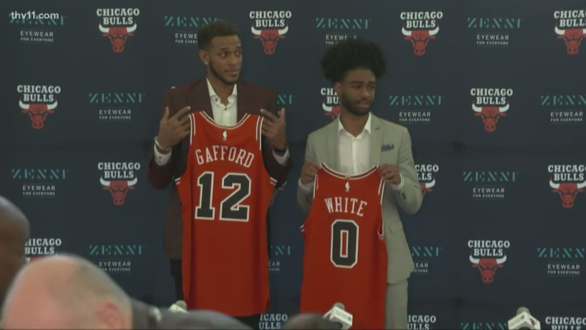 Gafford introduced by Bulls in Chicago