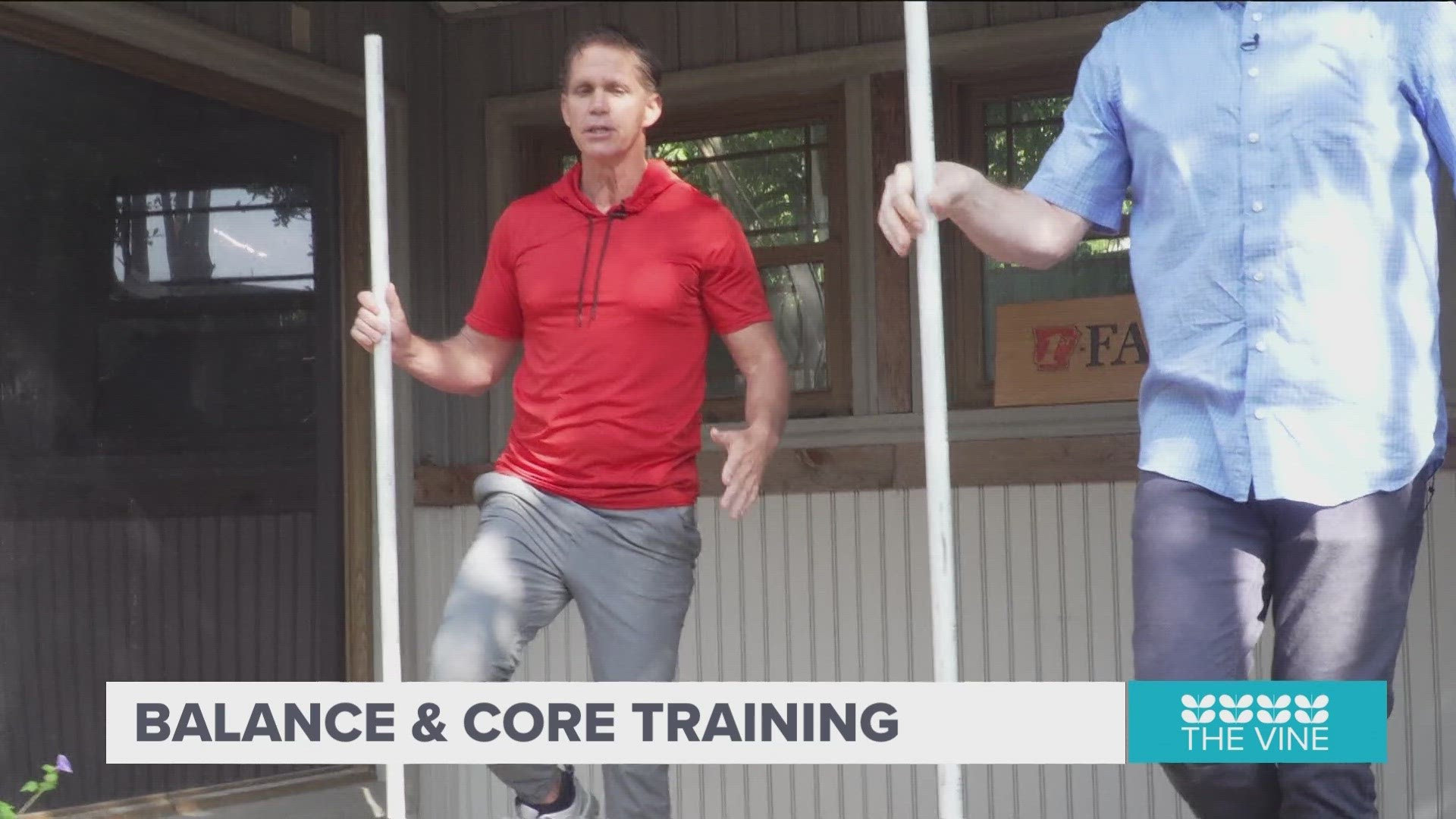 Fitness pro, Jeff McDaniels gives tips on ways to balance and tone the core using one piece of equipment.