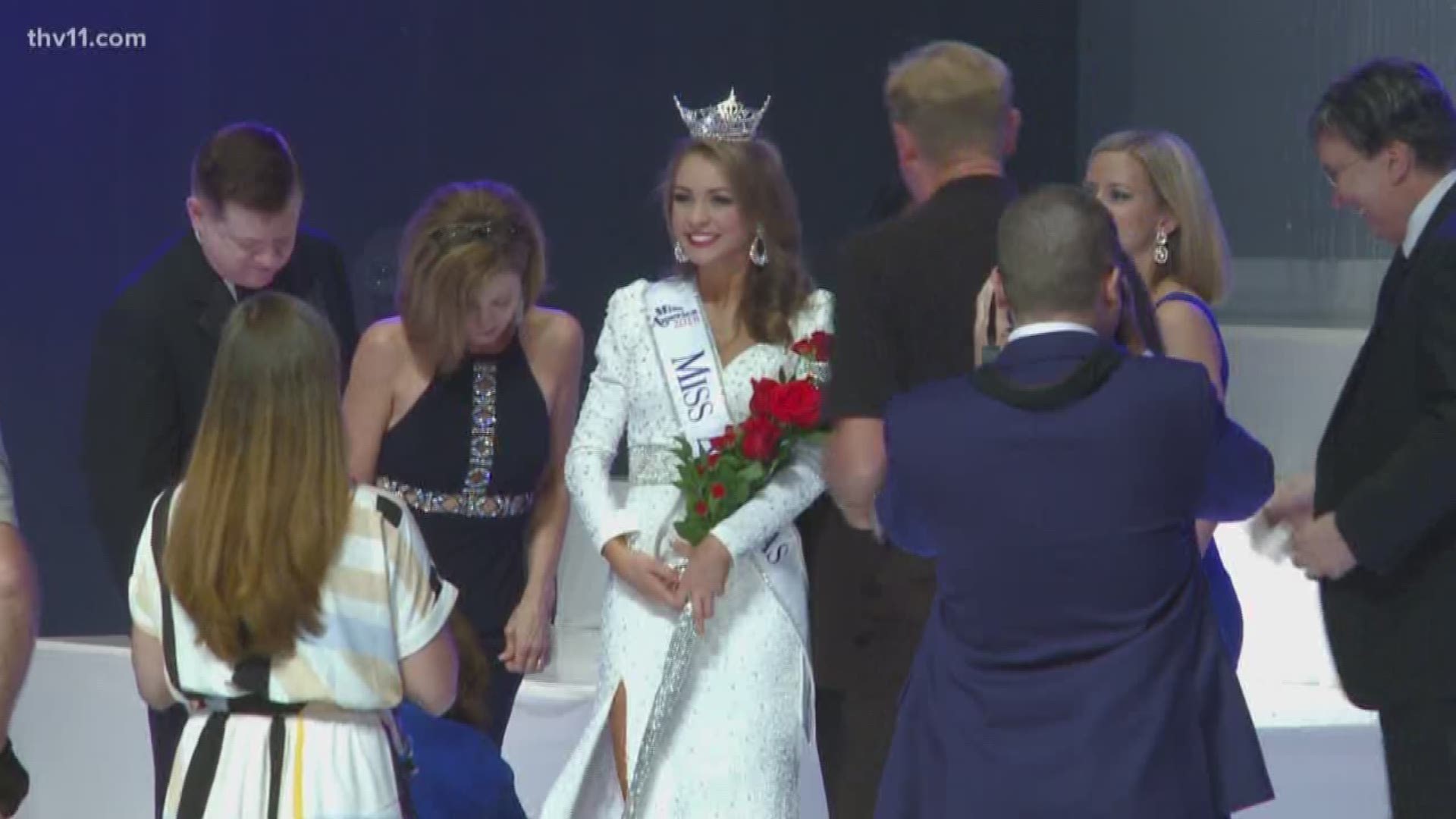 Claudia Raffo prepares to compete in Miss America as the newly minted Miss Arkansas.